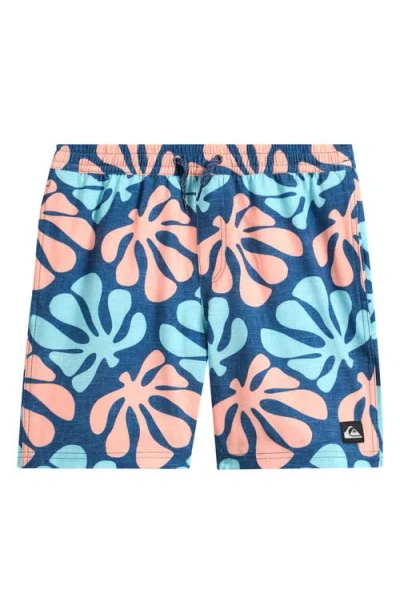 Quiksilver Kids' Surfsilk Mix Volleyball Shorts In Multi