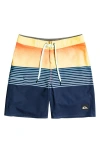Quiksilver Kids' Surfsilk Ombré Board Shorts In Blue