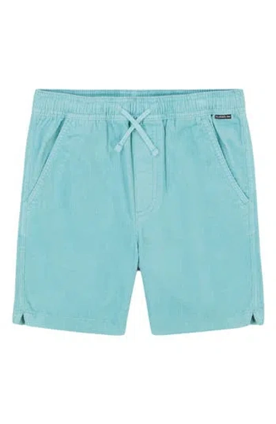 Quiksilver Kids' Taxer Corduroy Drawstring Shorts In Blue