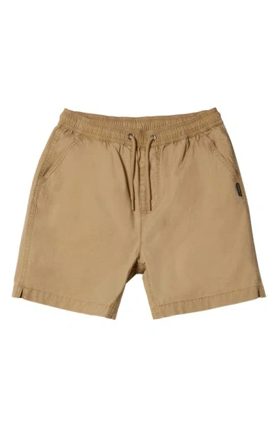 Quiksilver Kids' Taxer Shorts In Khaki