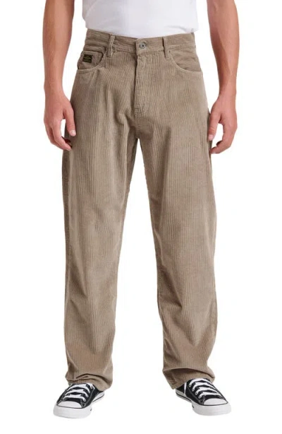 Quiksilver Landers Regular Fit Corduroy 5-pocket Pants In Brown