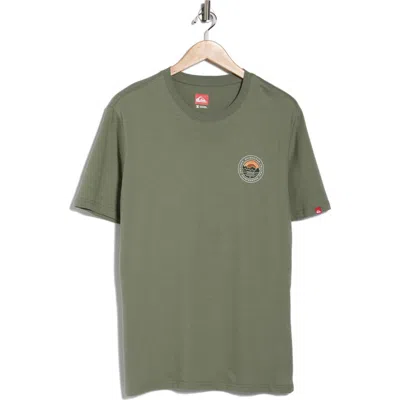 Quiksilver Landscapes Graphic T-shirt In Green