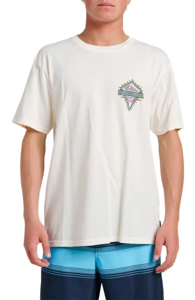 Quiksilver Liberty Spikes Graphic T-shirt In White