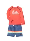 Quiksilver Little Boy's 2-piece Rashguard & Shorts Set