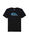 Quiksilver Little Boy's Omni Wave Logo Graphic T-shirt In Black