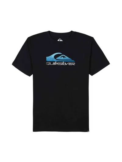 Quiksilver Kids' Little Boy's Omni Wave Logo Graphic T-shirt In Black