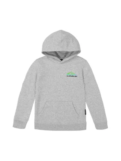 Quiksilver Kids' Little Boy's Omni Wave Logo Hoodie In Light Grey