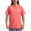 Quiksilver Locked Up Cotton-blend Graphic T-shirt In Pink