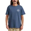 Quiksilver Locked Up Cotton-blend Graphic T-shirt In Blue