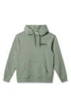 Quiksilver Logo Graphic Hoodie In Green