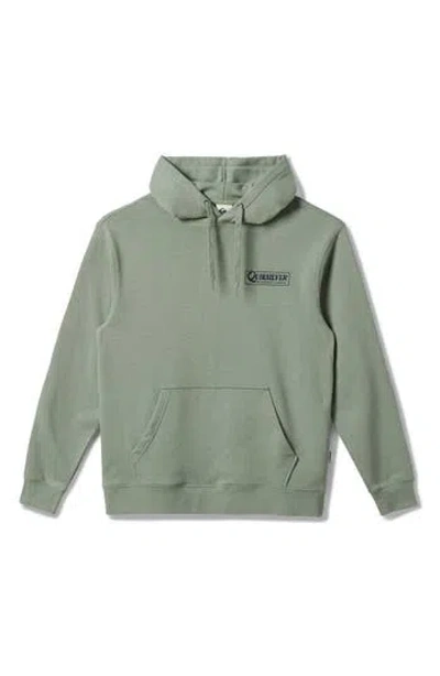 Quiksilver Logo Graphic Hoodie In Green