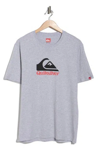 Quiksilver Logo Graphic T-shirt In Gray