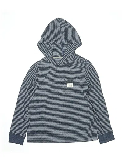 Pre-owned Quiksilver Kids' Long Sleeve Henley Shirt In Blue