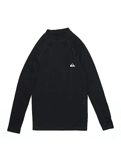 Pre-owned Quiksilver Kids' Long Sleeve T-shirt In Black