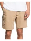 QUIKSILVER MALDIVE MENS MID RISE ABOVE KNEE CARGO SHORTS