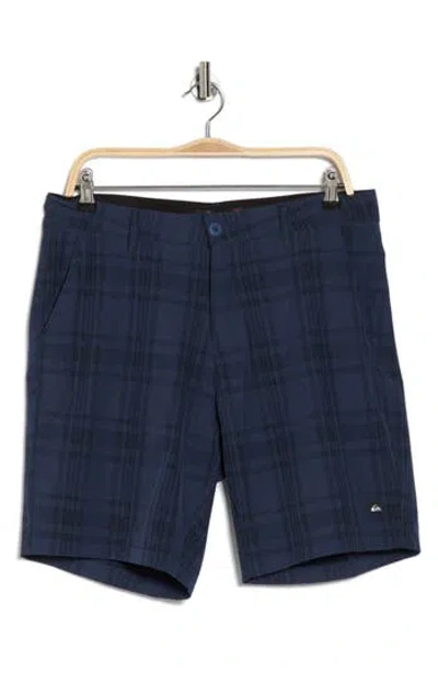 Quiksilver Markie Amphibian 5-way Stretch Hybrid Shorts In Blue