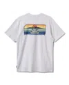 Quiksilver Men's A Frames Short Sleeve T-shirt In White