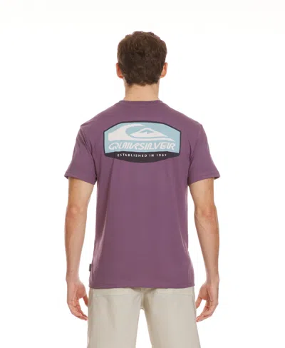 Quiksilver Men's Archway Short Sleeve T-shirt In Sunset Purple