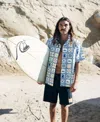 Quiksilver Men's Baja Casual Short Sleeve Shirt In Blue