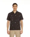 Quiksilver Men's Beach Club Casual Woven Shirt In Black