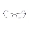 Quiksilver Men's Black Rectangular Eyeglass Frames Qs1004-1