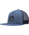 Quiksilver Men's Blue Checked Out Snapback Hat In Blue