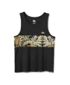 Quiksilver Men's Blueweed Stripe Tank Top In Black