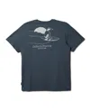 Quiksilver Men's California High Liners Short Sleeve T-shirt In Granite Gray