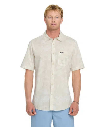 Quiksilver Men's Cantina Classic Short-sleeve Shirt In Animal Print