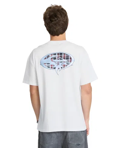 Quiksilver Men's Classic Graphic Crewneck T-shirt In White