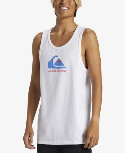 Quiksilver Men's Comp Logo Tank T-shirt In White