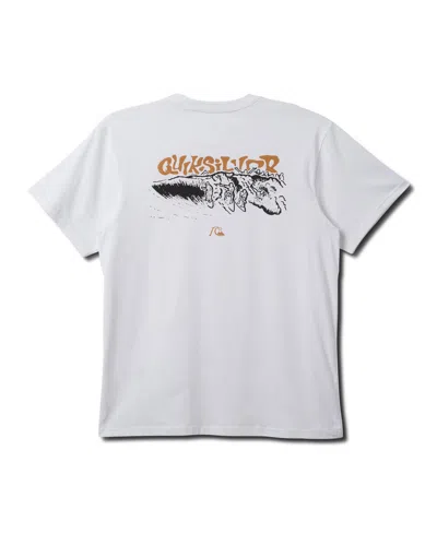Quiksilver Men's Couple Fun Ones Short Sleeve Tee In White