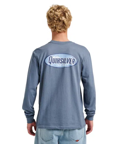 Quiksilver Men's Cresent Speed Long Sleeve T-shirt In Blue