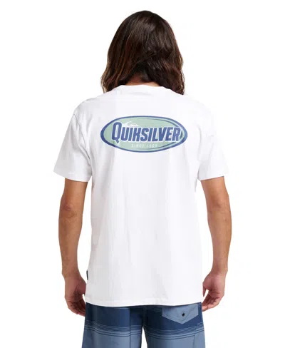 Quiksilver Men's Cresent Speed Short Sleeve T-shirt In White