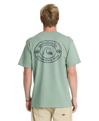 Quiksilver Men's Crewneck Cotton T-shirt In Green
