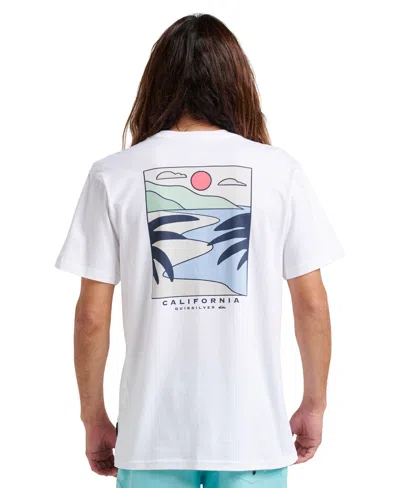 Quiksilver Men's Cruising Short Sleeve T-shirt In White