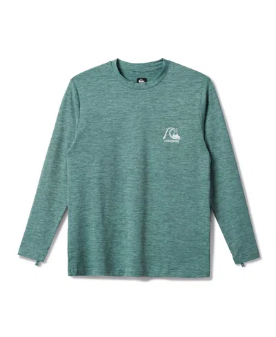 Quiksilver Men's Dna Logo Surf Long Sleeve T-shirt In Jade Heather