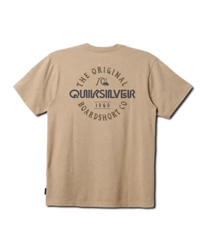 Quiksilver Men's Eternal Circle Short Sleeve T-shirt In Twill Heather