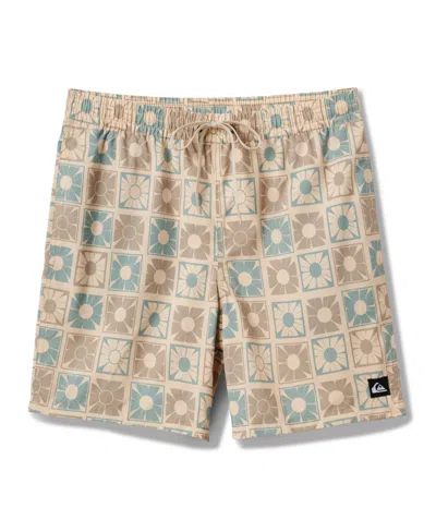 Quiksilver Men's Everyday Mix Volley 17 Nb Shorts In Cream