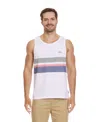 Quiksilver Men's Everyday Stripe Tank In White
