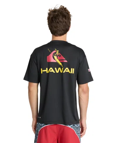 Quiksilver Men's Everyday Ultraviolet Protection Factor 50 Moisture-wicking Surf T-shirt In Black