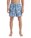 Quiksilver Everyday 17" Terra Swim Trunks In Blue