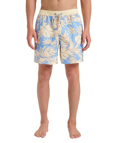QUIKSILVER MEN'S EVERYDAY VOLLEY TRIPPIN PALM SWIM SHORTS