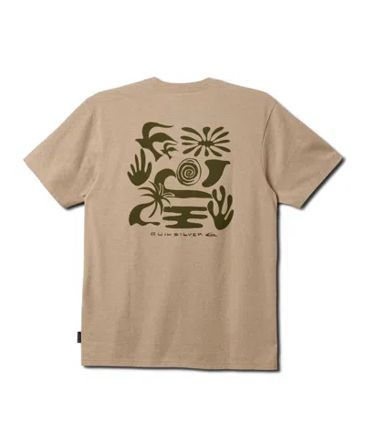 Quiksilver Men's Free Bird Short Sleeve T-shirt In Twill Heather