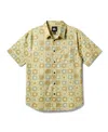 Quiksilver Men's Freedom Classic Stretch Short Sleeve Shirt In Multi