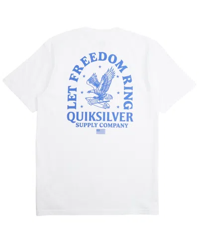 Quiksilver Men's Freedom Ring Short-sleeve T-shirt In White