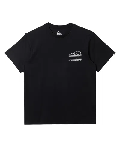 Quiksilver Men's Future Islands Short Sleeve T-shirt In Black