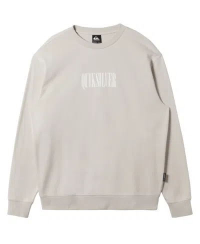 Quiksilver Men's Graphic Crew Long Sleeve Sweatshirt In Wind Chime