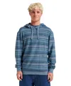 Quiksilver Great Otway Stripe Hoodie In Blue