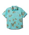 Quiksilver Men's Habitats Classic Woven Shirt In Island Waters